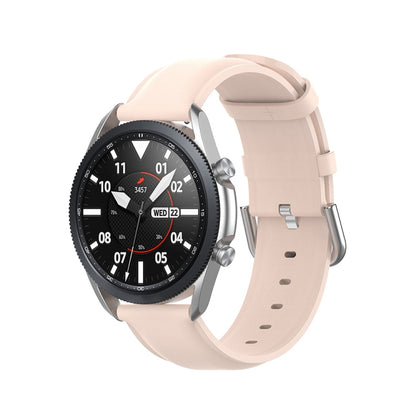Bracelet en cuir à queue ronde, taille : taille libre 20 mm., For Galaxy Watch 3 41mm