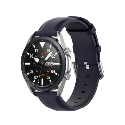 Bracelet en cuir à queue ronde, taille : taille libre 20 mm., For Galaxy Watch 3 41mm