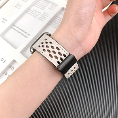 Bracelet de montre en cuir PU à boucle pliante de style trou, For Apple Watch Ultra 49mm