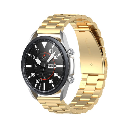 Trois sangles en acier inoxydable démontent le compteur et les oreilles, taille : 22 mm., For Galaxy Watch 3 45mm