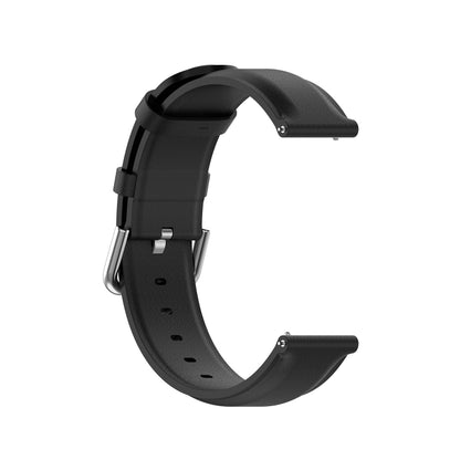 Bracelet en cuir à queue ronde, taille : taille libre 22 mm., For Galaxy Watch 3 45mm