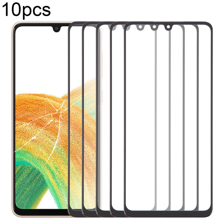 Lot de 10 lentilles extérieures en verre pour écran avant avec adhésif optiquement transparent OCA