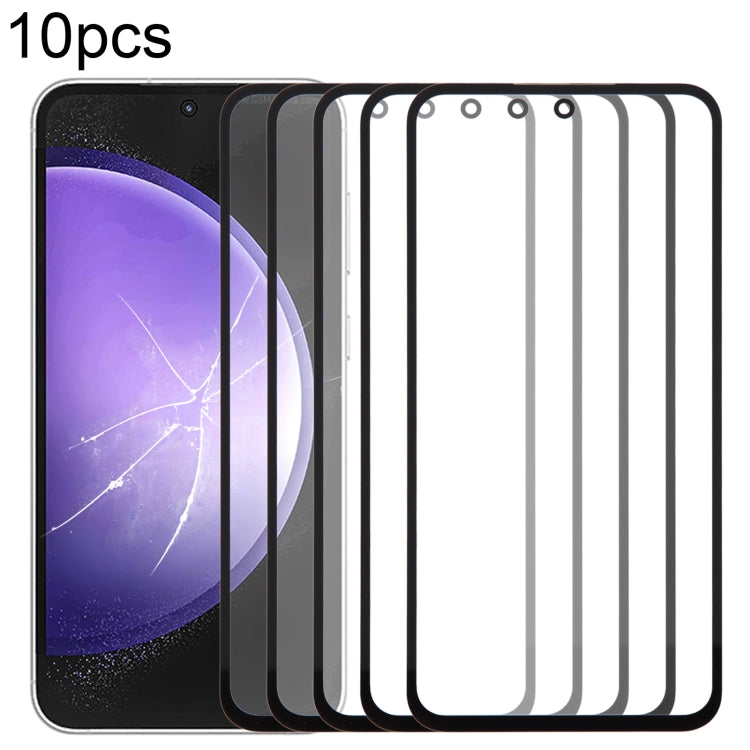 Lot de 10 lentilles extérieures en verre pour écran avant avec adhésif optiquement transparent OCA