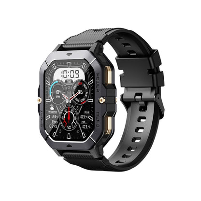 Montre intelligente de sport LEMFO C28 2,02 pouces, prise en charge des appels Bluetooth/notification de message/moniteur de santé de fréquence cardiaque/tension artérielle