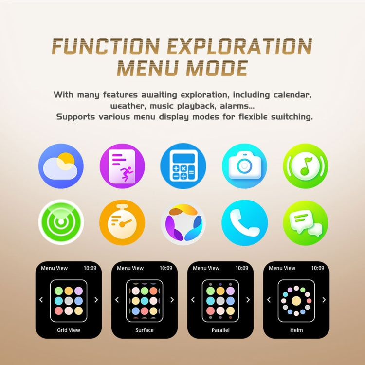 Montre intelligente de sport LEMFO C28 2,02 pouces, prise en charge des appels Bluetooth/notification de message/moniteur de santé de fréquence cardiaque/tension artérielle