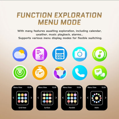 Montre intelligente de sport LEMFO C28 2,02 pouces, prise en charge des appels Bluetooth/notification de message/moniteur de santé de fréquence cardiaque/tension artérielle