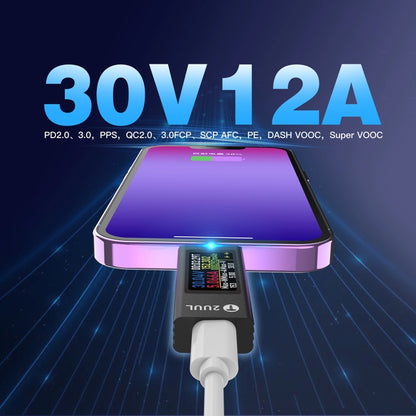 Mini détecteur de charge 2UUL Charging Mate Type-C avec test de courant bidirectionnel