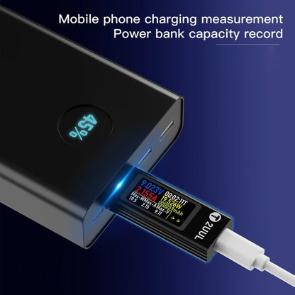 Mini détecteur de charge 2UUL Charging Mate Type-C avec test de courant bidirectionnel