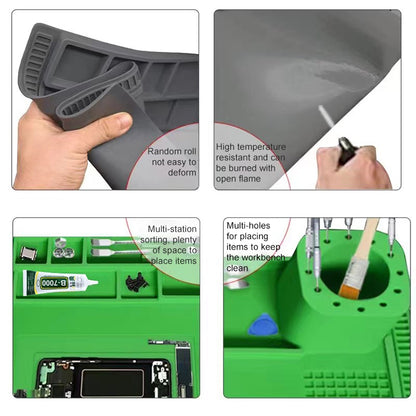 BEST S-190 Coussin d'établi en silicone résistant aux hautes températures