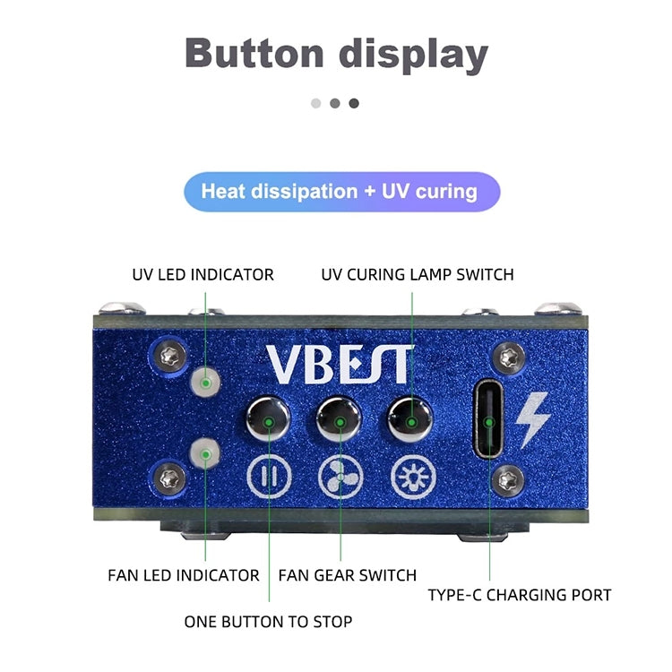 Meilleur ventilateur de séchage UV à refroidissement rapide VBST-491