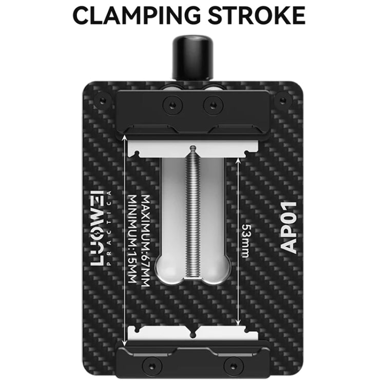 Fixation de carte mère en fibre de carbone haute température Luowei LW-AP01