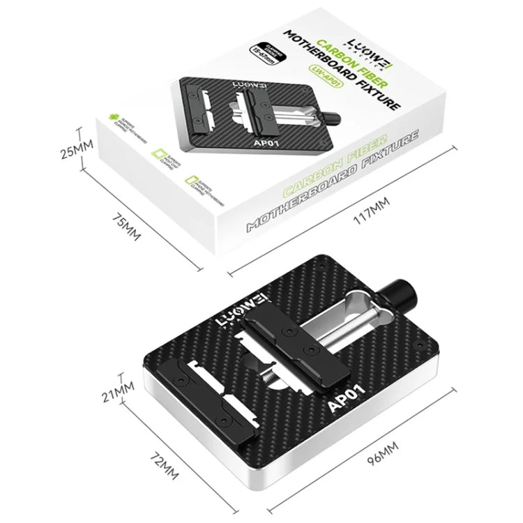 Fixation de carte mère en fibre de carbone haute température Luowei LW-AP01