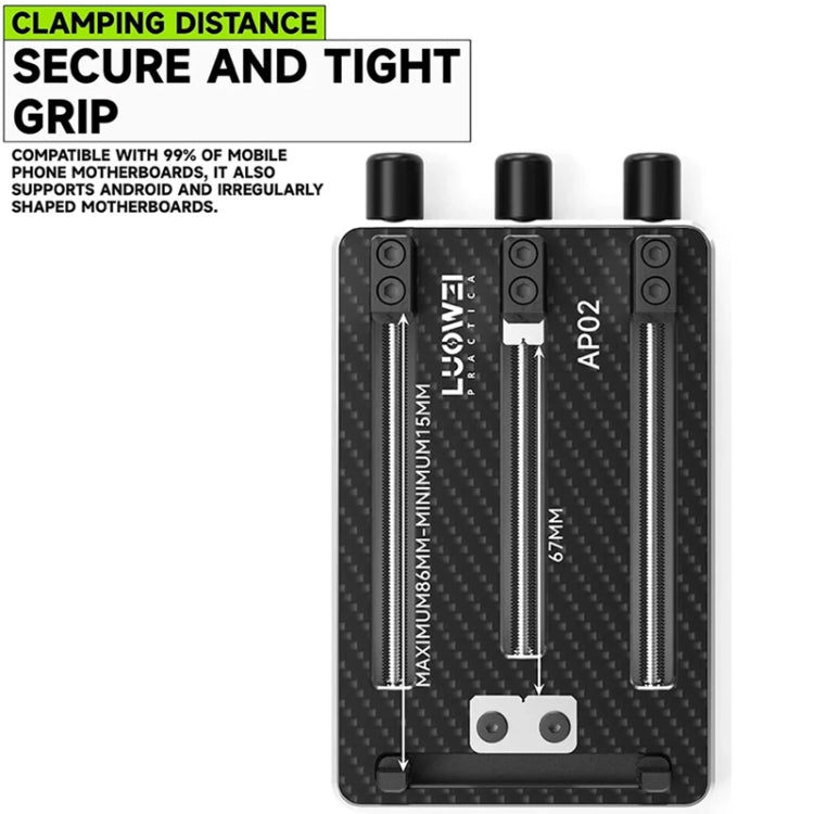 Support de carte mère en fibre de carbone triaxiale haute température Luowei LW-AP02
