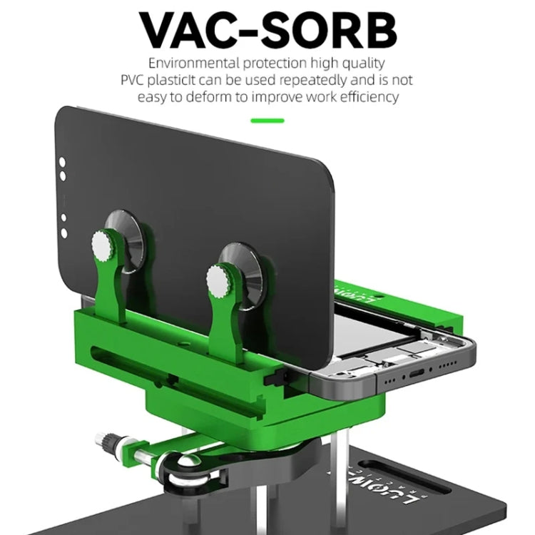 Luowei LW-301 Pro Fixation de séparation d'écran de téléphone 4 en 1 avec ventouse suspendue latérale