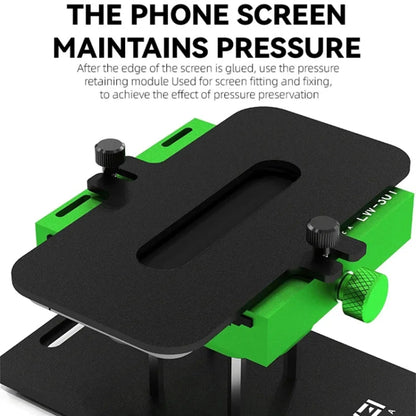 Luowei LW-301 Pro Fixation de séparation d'écran de téléphone 4 en 1 avec ventouse suspendue latérale