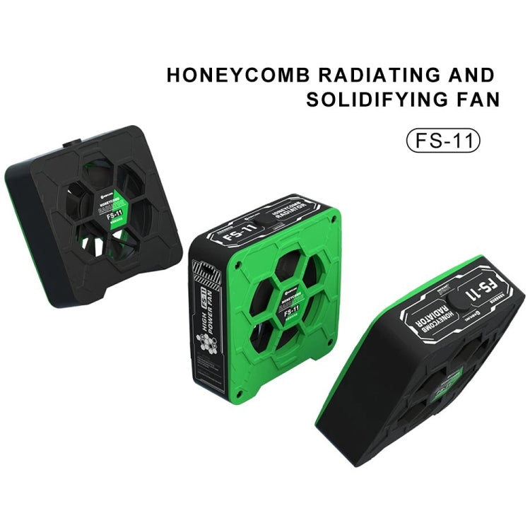 Mijing FS-11 refroidissement + durcissement UV + ventilateur rayonnant en nid d'abeille d'extraction de fumée