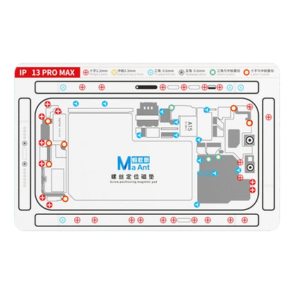 Coussinet magnétique souple et flexible de positionnement de vis double face MaAnt