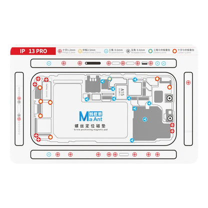 Coussinet magnétique souple et flexible de positionnement de vis double face MaAnt