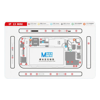 Coussinet magnétique souple et flexible de positionnement de vis double face MaAnt