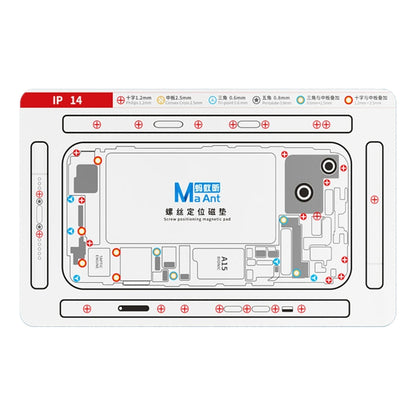 Coussinet magnétique souple et flexible de positionnement de vis double face MaAnt