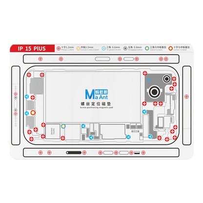 Coussinet magnétique souple et flexible de positionnement de vis double face MaAnt