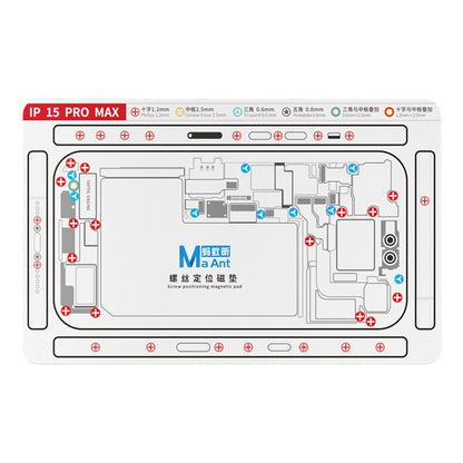 Coussinet magnétique souple et flexible de positionnement de vis double face MaAnt
