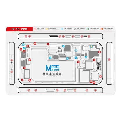 Coussinet magnétique souple et flexible de positionnement de vis double face MaAnt