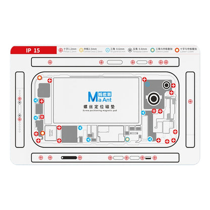 Coussinet magnétique souple et flexible de positionnement de vis double face MaAnt