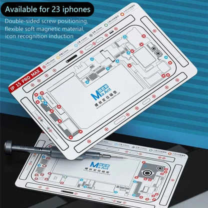 Coussinet magnétique souple et flexible de positionnement de vis double face MaAnt