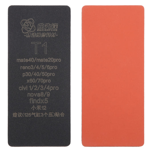 Tapis de collage pour écran LCD incurvé