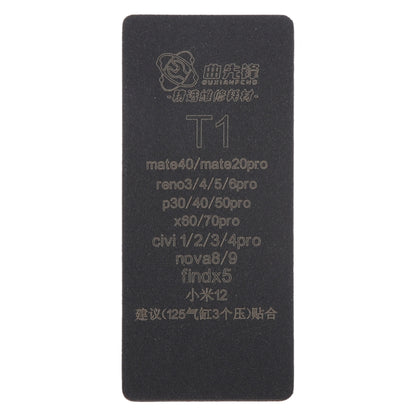 Tapis de collage pour écran LCD incurvé