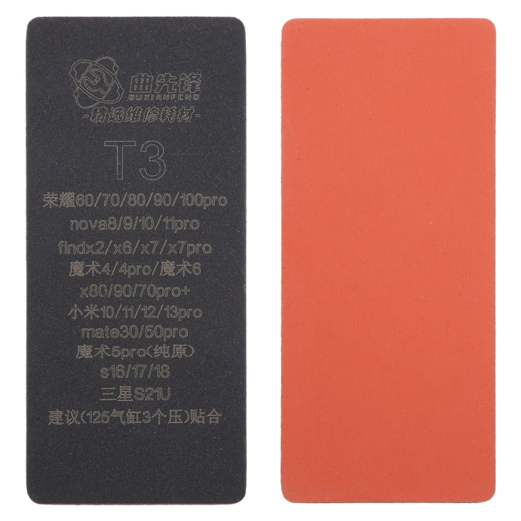 Tapis de liaison pour écran LCD incurvé, T3