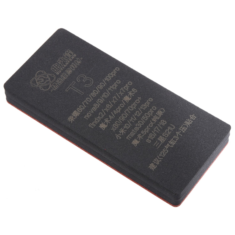 Tapis de liaison pour écran LCD incurvé, T3