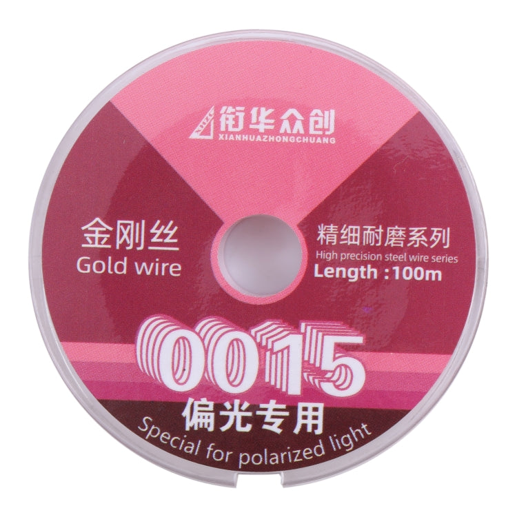 Fil de diamant de séparation de films polarisants de filtre d'affichage à cristaux liquides