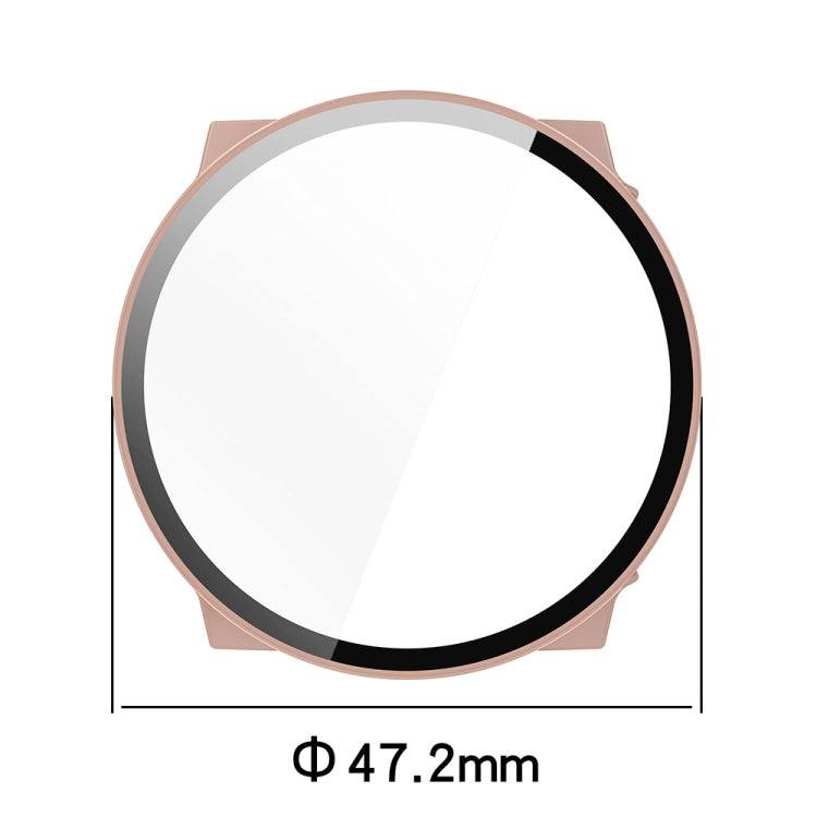 Boîtier de protection de montre intégré en PC + film en verre trempé, For Suunto Race S