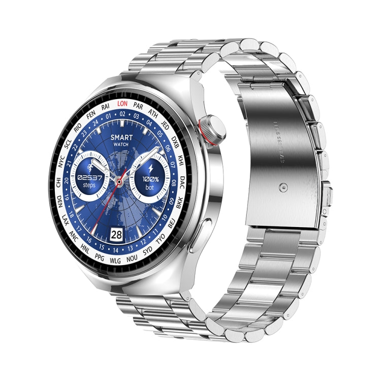 Montre connectée LEMFO LF38 avec écran IPS de 1,6 pouce et bracelet en acier, prend en charge la surveillance de l'oxygène dans le sang