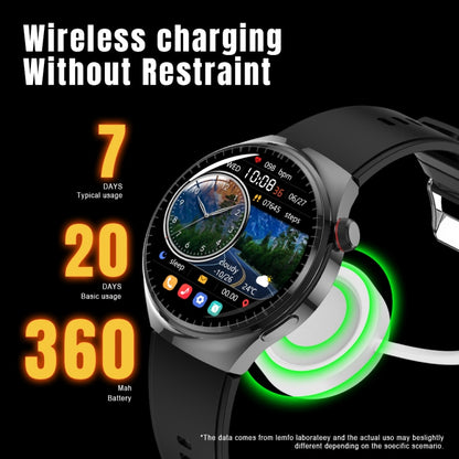 Montre connectée LEMFO LF38 avec écran IPS de 1,6 pouce et bracelet en acier, prend en charge la surveillance de l'oxygène dans le sang