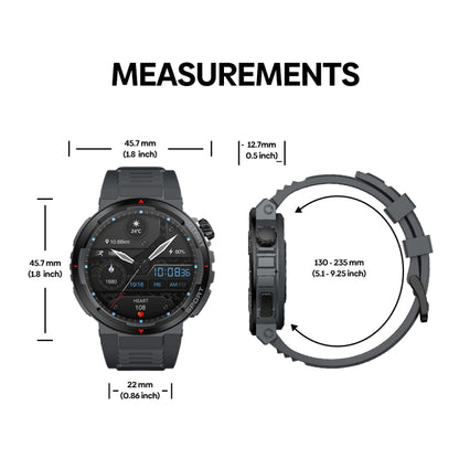 La montre connectée de fitness et de bien-être Zeblaze Ares 3 Plus de 1,43 pouces prend en charge la surveillance de la santé 24h/24