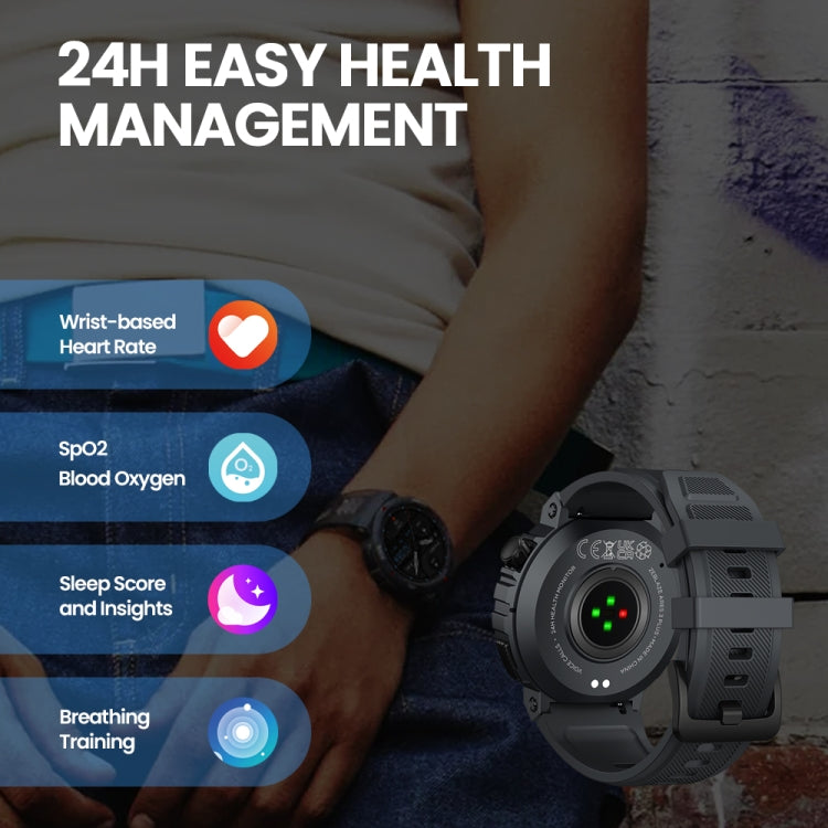 La montre connectée de fitness et de bien-être Zeblaze Ares 3 Plus de 1,43 pouces prend en charge la surveillance de la santé 24h/24