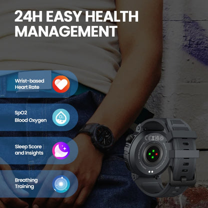 La montre connectée de fitness et de bien-être Zeblaze Ares 3 Plus de 1,43 pouces prend en charge la surveillance de la santé 24h/24