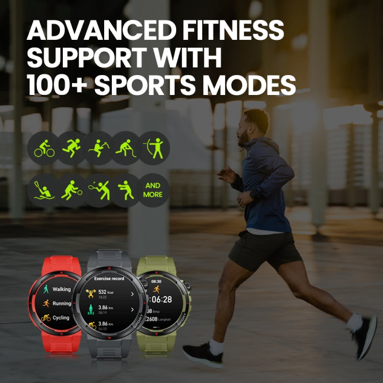 La montre connectée de fitness et de bien-être Zeblaze Ares 3 Plus de 1,43 pouces prend en charge la surveillance de la santé 24h/24