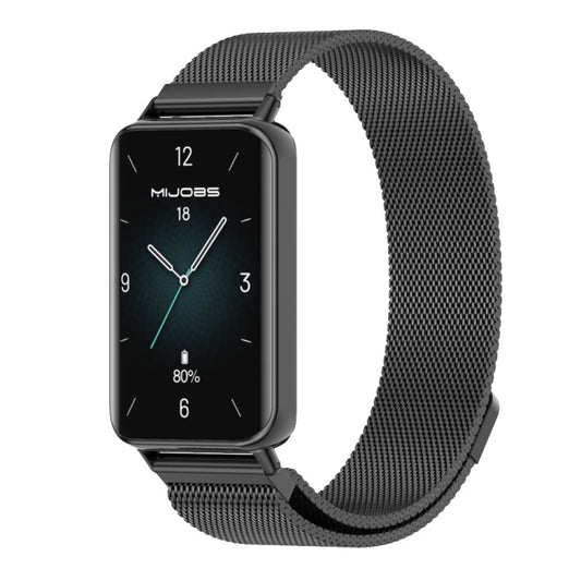 Bracelet de montre magnétique en acier inoxydable MIJOBS Milan, For Honor Band 10 / 9