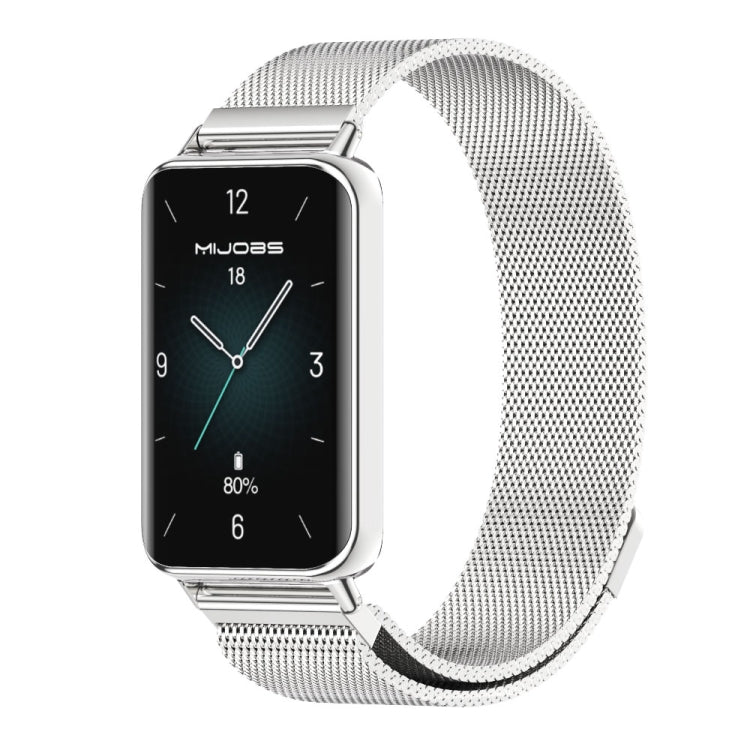 Bracelet de montre magnétique en acier inoxydable MIJOBS Milan, For Honor Band 10 / 9