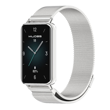 Bracelet de montre magnétique en acier inoxydable MIJOBS Milan, For Honor Band 10 / 9