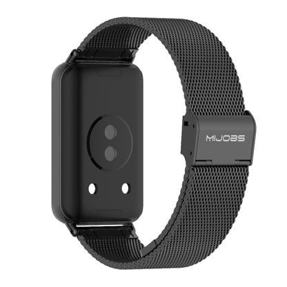Bracelet de montre en acier inoxydable avec boucle Milan MIJOBS, For Honor Band 10 / 9