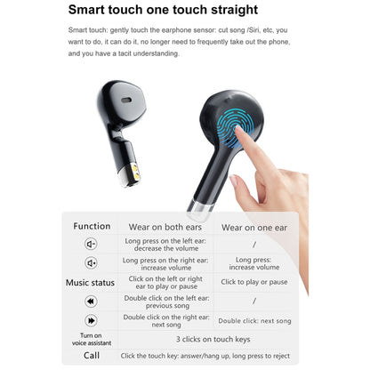 Montre connectée D8 Pro 2,01 pouces 2 en 1 avec écouteurs Bluetooth et bracelet en acier, prise en charge NFC avec coque