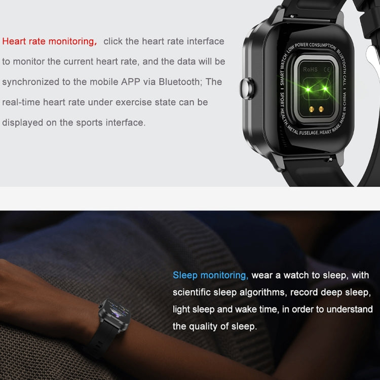 Montre connectée D8 Pro 2,01 pouces 2 en 1 avec écouteurs Bluetooth et bracelet en acier, prise en charge NFC avec coque