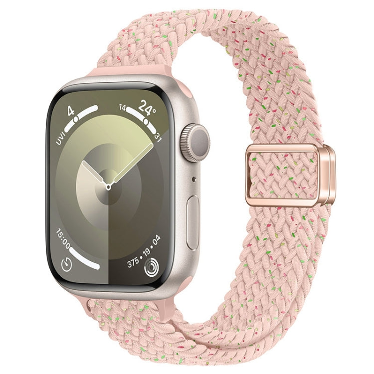 Bracelet de montre tressé en nylon avec boucle magnétique fine, For Apple Watch SE 2023 44mm, For Apple Watch SE 2023 40mm