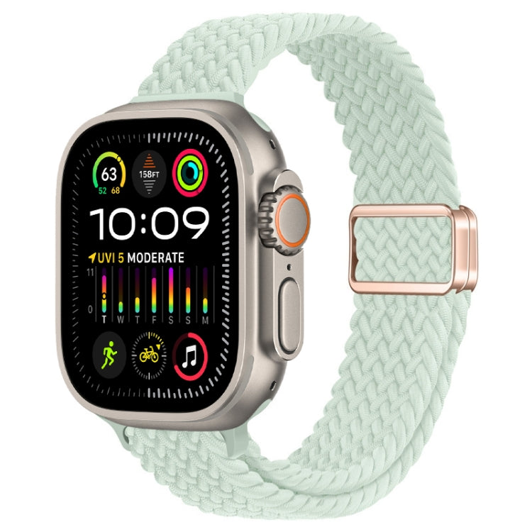 Bracelet de montre tressé en nylon avec boucle magnétique fine, For Apple Watch Ultra 2 49mm, For Apple Watch Series 9 45mm