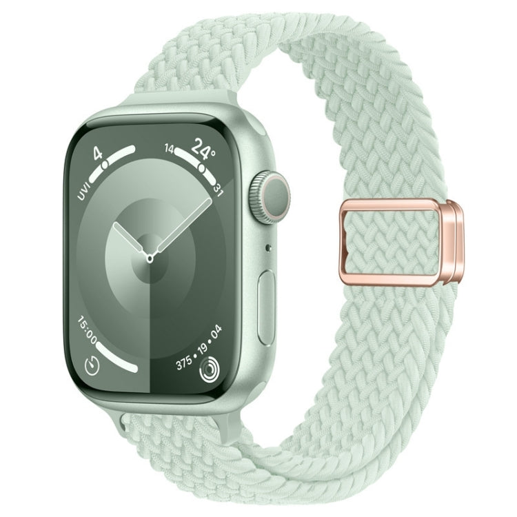 Bracelet de montre tressé en nylon avec boucle magnétique fine, For Apple Watch Series 9 41mm, For Apple Watch Ultra 49mm